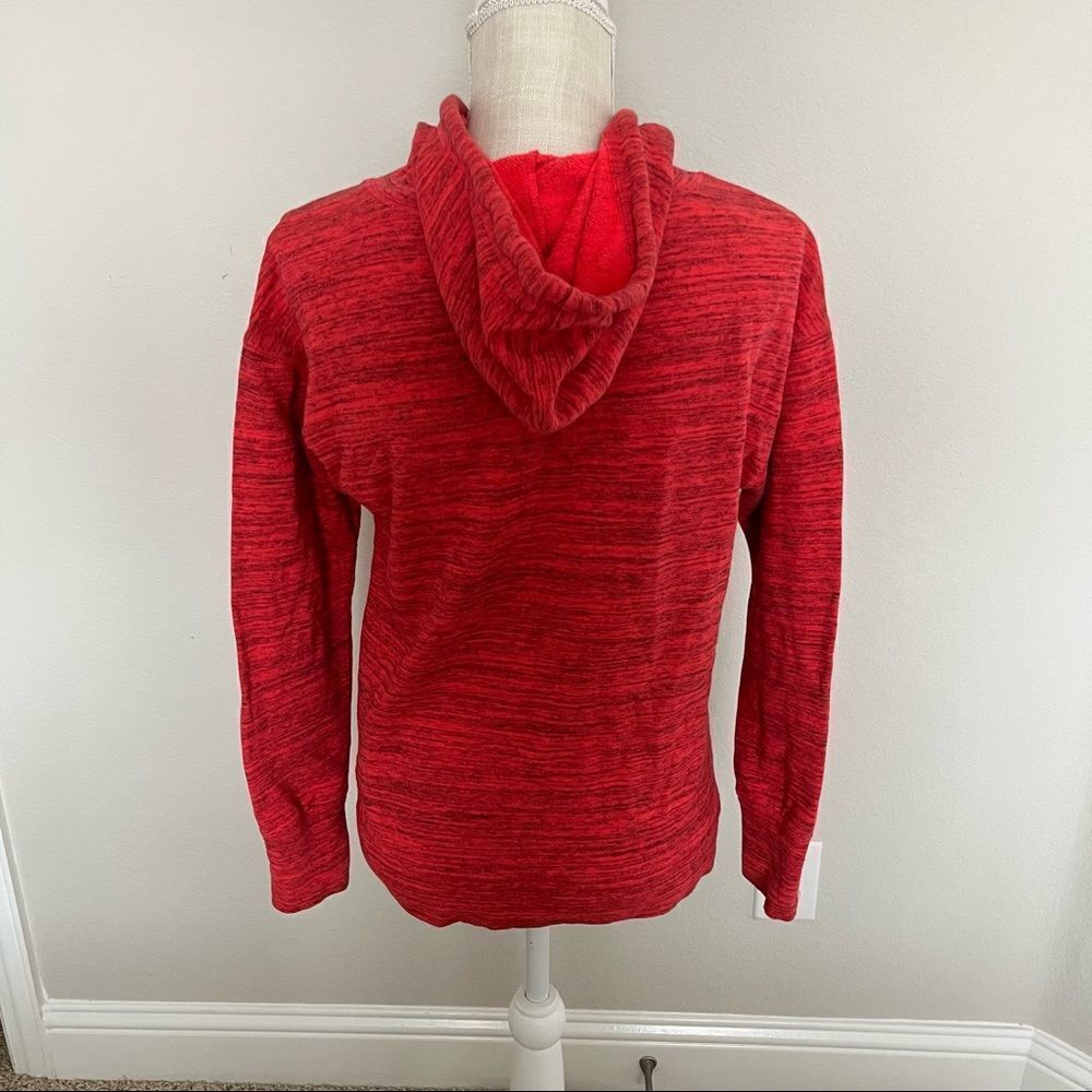 Heathered Red Reebok Lightweight Hoodie Size Small - Picture 5 of 7
